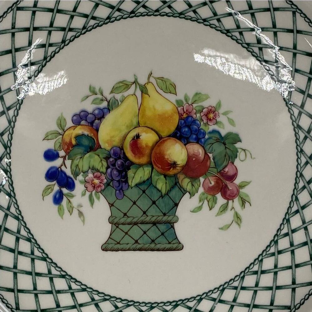 Vintage Villeroy & Boch 1748 Porcelain Square Botanica Fruit Basket‎ Replacement - Picture 3 of 5